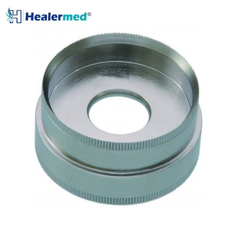 Freeman Areola Marker 34mm and 36mm double-size stainless steel surgical instrument.